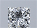 Diamante Natural 0.53 quilates, Princesa , Color G, claridad VVS2 y certificado GIA