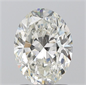 Natural Diamond 1.50 Carats, Oval with  Cut, H Color, VS2 Clarity and Certified by GIA