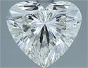 Natural Diamond 5.01 Carats, Heart with  Cut, I Color, VS1 Clarity and Certified by IGI