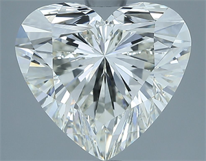Picture of Natural Diamond 5.01 Carats, Heart with  Cut, I Color, VS1 Clarity and Certified by IGI