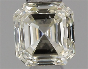 Picture of Natural Diamond 0.31 Carats, Asscher with  Cut, J Color, SI1 Clarity and Certified by IGI