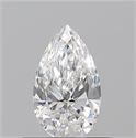 Diamante Natural 0.52 quilates, De pera , Color E, claridad VVS2 y certificado GIA