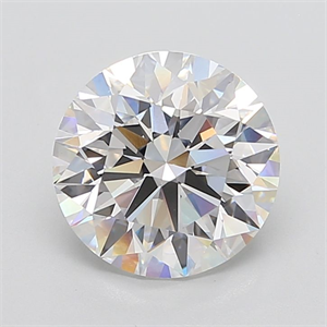 Picture of Lab Grown Diamond 5.14 Carats, Round with Excellent Cut, E Color, VVS2 Clarity and Certified by GIA