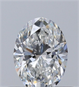 Natural Diamond 0.40 Carats, Oval with  Cut, F Color, VVS1 Clarity and Certified by GIA