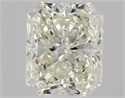 Natural Diamond 0.50 Carats, Radiant with  Cut, L Color, VVS1 Clarity and Certified by GIA