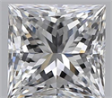 Natural Diamond 1.00 Carats, Princess with  Cut, E Color, VS2 Clarity and Certified by GIA