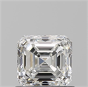 Natural Diamond 0.91 Carats, Asscher with  Cut, G Color, VVS1 Clarity and Certified by GIA