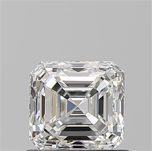Picture of Natural Diamond 0.91 Carats, Asscher with  Cut, G Color, VVS1 Clarity and Certified by GIA