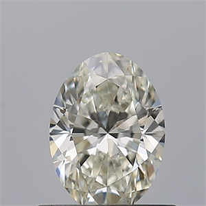 Picture of Natural Diamond 0.51 Carats, Oval with  Cut, J Color, VVS1 Clarity and Certified by GIA