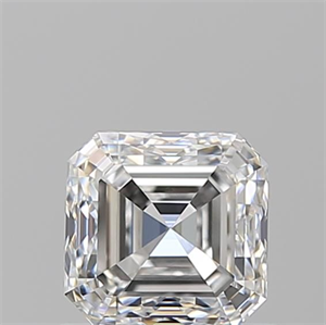 Picture of Natural Diamond 1.01 Carats, Asscher with  Cut, E Color, VVS1 Clarity and Certified by GIA