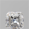 Natural Diamond 1.01 Carats, Asscher with  Cut, E Color, VVS1 Clarity and Certified by GIA