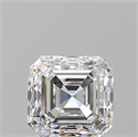 Natural Diamond 1.01 Carats, Asscher with  Cut, E Color, VVS1 Clarity and Certified by GIA