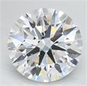 Del inventario de diamantes de laboratorio, 3.84 quilates, Redondo , Color D, claridad IF y certificado GIA