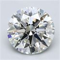 Diamante Natural 3.22 quilates, Redondo , Color K, claridad VS1 y certificado GIA