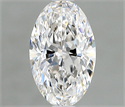 Diamante Natural 0.59 quilates, Ovalado , Color F, claridad VS1 y certificado GIA