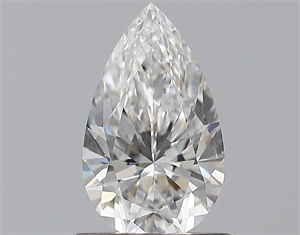 Picture of Natural Diamond 0.70 Carats, Pear with  Cut, E Color, VS2 Clarity and Certified by GIA