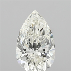 Picture of Natural Diamond 2.60 Carats, Pear with  Cut, H Color, VVS1 Clarity and Certified by IGI