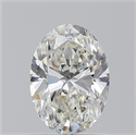 Natural Diamond 1.20 Carats, Oval with  Cut, I Color, VVS2 Clarity and Certified by GIA