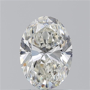 Picture of Natural Diamond 1.20 Carats, Oval with  Cut, I Color, VVS2 Clarity and Certified by GIA