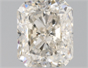Natural Diamond 1.00 Carats, Radiant with  Cut, I Color, SI2 Clarity and Certified by HRD