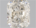 Natural Diamond 1.00 Carats, Radiant with  Cut, I Color, SI2 Clarity and Certified by HRD
