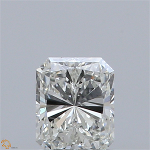 Picture of Natural Diamond 0.40 Carats, Radiant with  Cut, H Color, VS1 Clarity and Certified by GIA