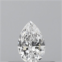 Diamante Natural 0.20 quilates, De pera , Color E, claridad SI2 y certificado IGI