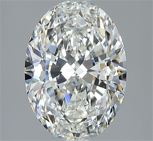 Picture of Natural Diamond 2.30 Carats, Oval with  Cut, H Color, VS1 Clarity and Certified by GIA