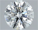Natural Diamond 0.71 Carats, Round with Excellent Cut, H Color, VS2 Clarity and Certified by GIA