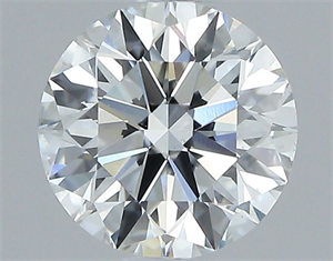Picture of Natural Diamond 0.71 Carats, Round with Excellent Cut, H Color, VS2 Clarity and Certified by GIA
