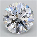Lab Grown Diamond 1.02 Carats, Round with Excellent Cut, D Color, VVS2 Clarity and Certified by IGI