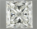Diamante Natural 0.81 quilates, Princesa , Color L, claridad VVS2 y certificado GIA