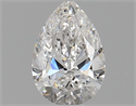 Natural Diamond 0.72 Carats, Pear with  Cut, F Color, SI2 Clarity and Certified by GIA