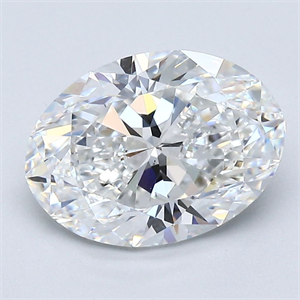 Foto Diamante Natural 2.51 quilates, Ovalado , Color E, claridad VS2 y certificado GIA de