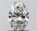 Diamante Natural 0.70 quilates, Ovalado , Color I, claridad VVS2 y certificado IGI