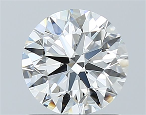 Picture of Natural Diamond 0.90 Carats, Round with Excellent Cut, H Color, VS2 Clarity and Certified by GIA