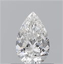 Diamante Natural 0.50 quilates, De pera , Color G, claridad VS2 y certificado GIA