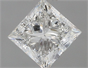 Natural Diamond 0.70 Carats, Princess with  Cut, G Color, VVS2 Clarity and Certified by IGI