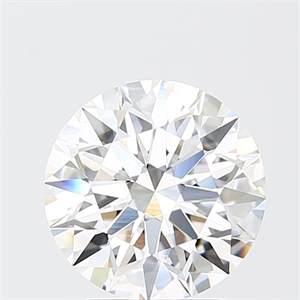 Picture of Lab Grown Diamond 3.03 Carats, Round with Ideal Cut, F Color, VVS1 Clarity and Certified by IGI