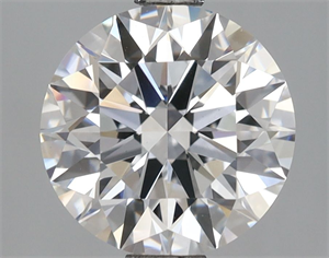 Picture of Lab Grown Diamond 2.10 Carats, Round with Ideal Cut, D Color, VVS2 Clarity and Certified by IGI