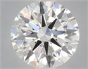 Lab Grown Diamond 1.05 Carats, Round with Excellent Cut, E Color, VVS2 Clarity and Certified by IGI