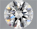 Natural Diamond 0.58 Carats, Round with Excellent Cut, G Color, SI1 Clarity and Certified by GIA