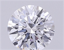 Lab Grown Diamond 0.72 Carats, Round with Ideal Cut, D Color, VS1 Clarity and Certified by IGI