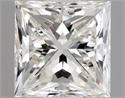 Natural Diamond 1.01 Carats, Princess with  Cut, H Color, VVS2 Clarity and Certified by GIA
