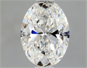 Diamante Natural 0.55 quilates, Ovalado , Color F, claridad VVS1 y certificado GIA