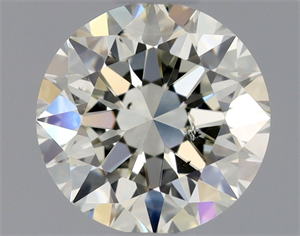 Picture of Natural Diamond 0.60 Carats, Round with Excellent Cut, L Color, SI1 Clarity and Certified by GIA