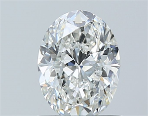 Foto Diamante Natural 1.01 quilates, Ovalado , Color G, claridad SI2 y certificado GIA de