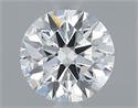 Natural Diamond 0.43 Carats, Round with Excellent Cut, E Color, VS2 Clarity and Certified by GIA