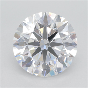 Picture of Lab Grown Diamond 5.72 Carats, Round with Excellent Cut, D Color, VVS2 Clarity and Certified by GIA