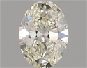 Natural Diamond 0.46 Carats, Oval with  Cut, L Color, VS1 Clarity and Certified by GIA